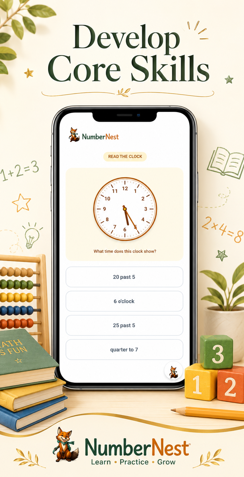 NumberNest — develop core maths skills